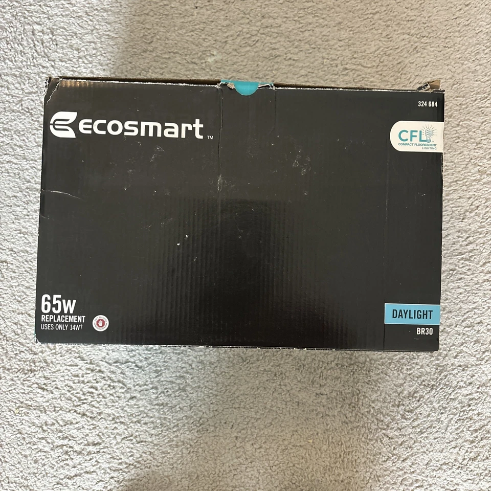 6 Count Ecosmart Daylight Br30 FLUORESCENT,65W - Image 2 of 3