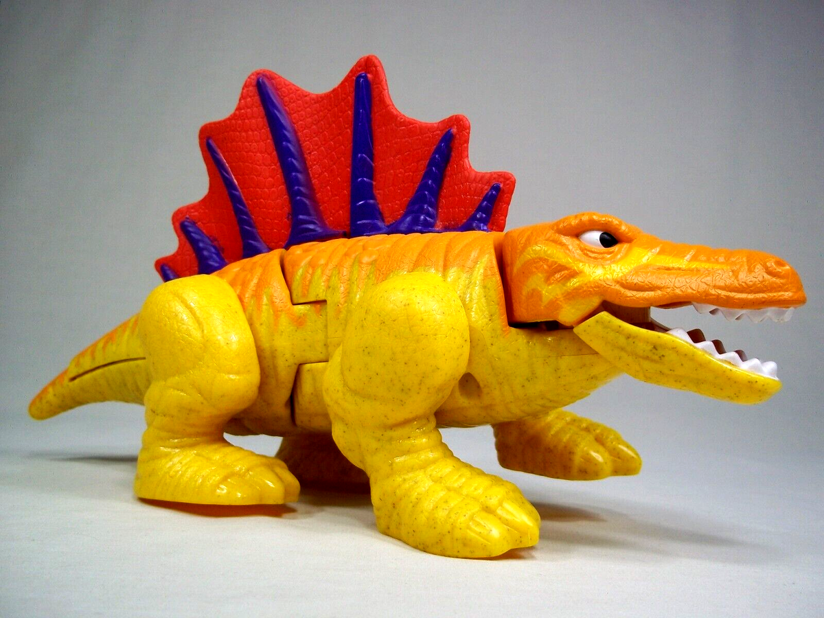 Rare Color Variant Imaginext Spiny Dimetrodon Walking Dinosaur