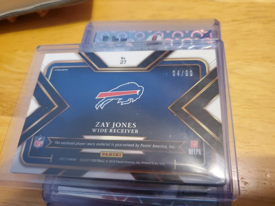 2017 SELECT ZAY JONES ROOKUE JUMBO 3 CLR PATCH 4/99 RAIDERS 🏴‍☠️🏴‍☠️🏴‍☠️ - Image 4 of 4