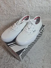 Vans Skate Shoes Men 6.0 White