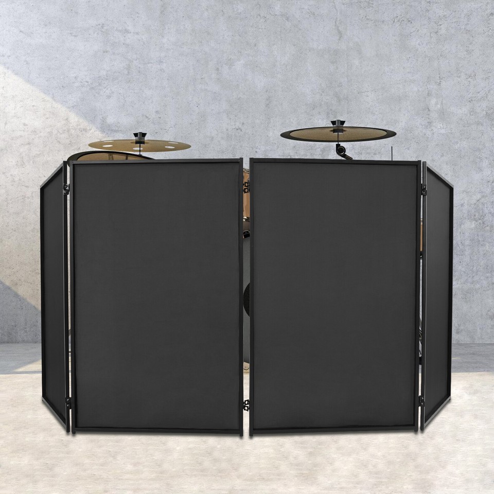 Modular Changing Booths DJ Event Facade Portable Foldable 4-Panel Light Metal Frame Booth With ...