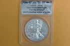 2013-W (Burnished) Silver American Eagle  ANACS SP70 First Day of Issue