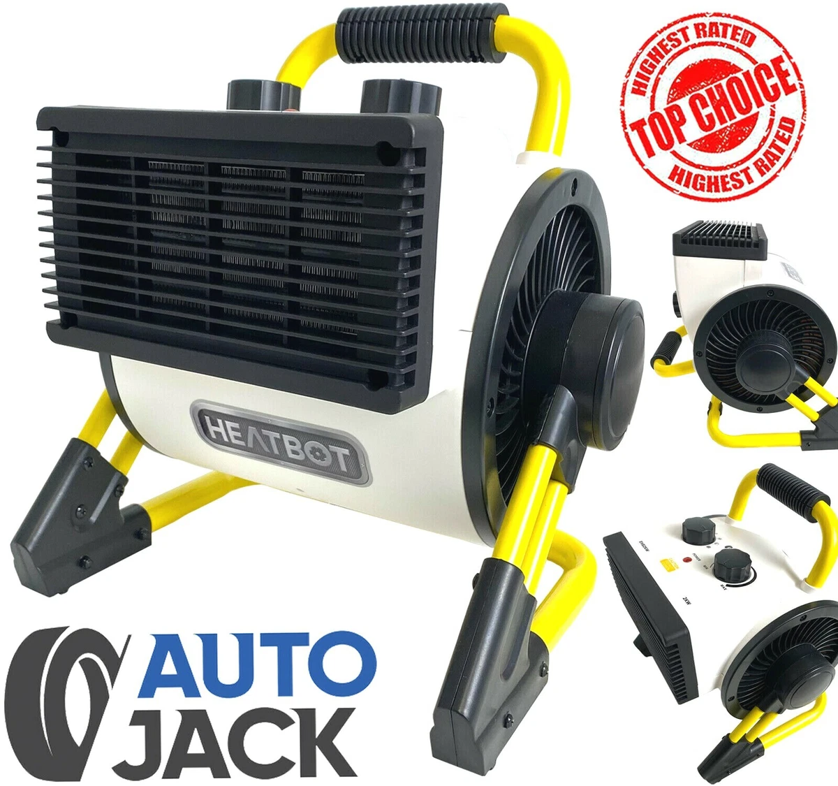 Autojack Portable Electric Space Heater 2KW PTC for Home Office u0026 Workshop  240V | eBay
