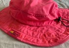Sun Protection Zone Childs UPF 50+ Safari Girls Sun Hat Pink Flowers Chin Strap  — photo 3