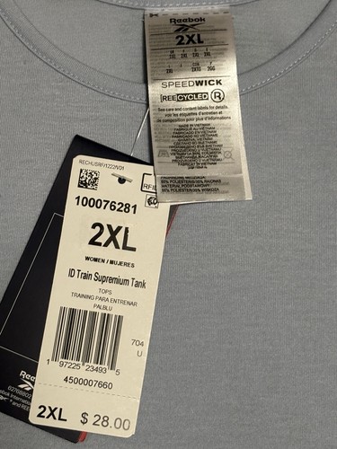 Reeboks Womens Size 2XL Tank Top - Picture 9 of 11