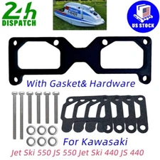 For Kawasaki JS440 JS550 Jet Ski 550 SX Intake Manifold Spacer Kit 46/44mm Carb