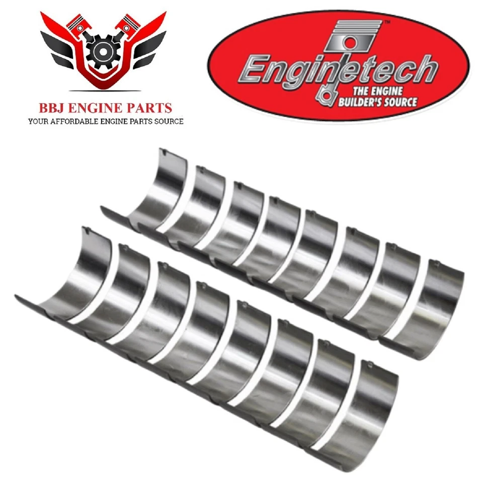 Chevrolet GMC SBC 400 Small Block 70 - 80 Enginetech Rod - Main Bearings Set  - Image 3 of 4