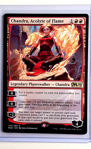 2019 MTG Magic the Gathering Core Set 2020 #126 Chandra Acolyte of Flame Rare
