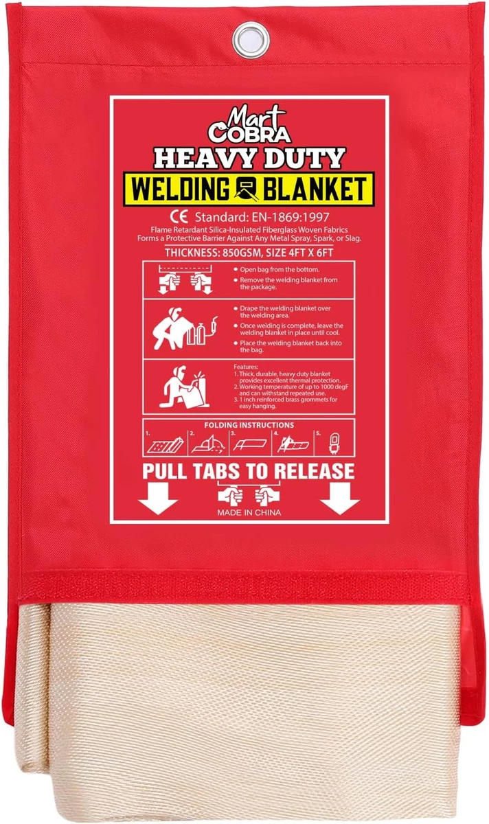 Welding Blanket Fireproof Blanket, Insulated Blanket for Smoker