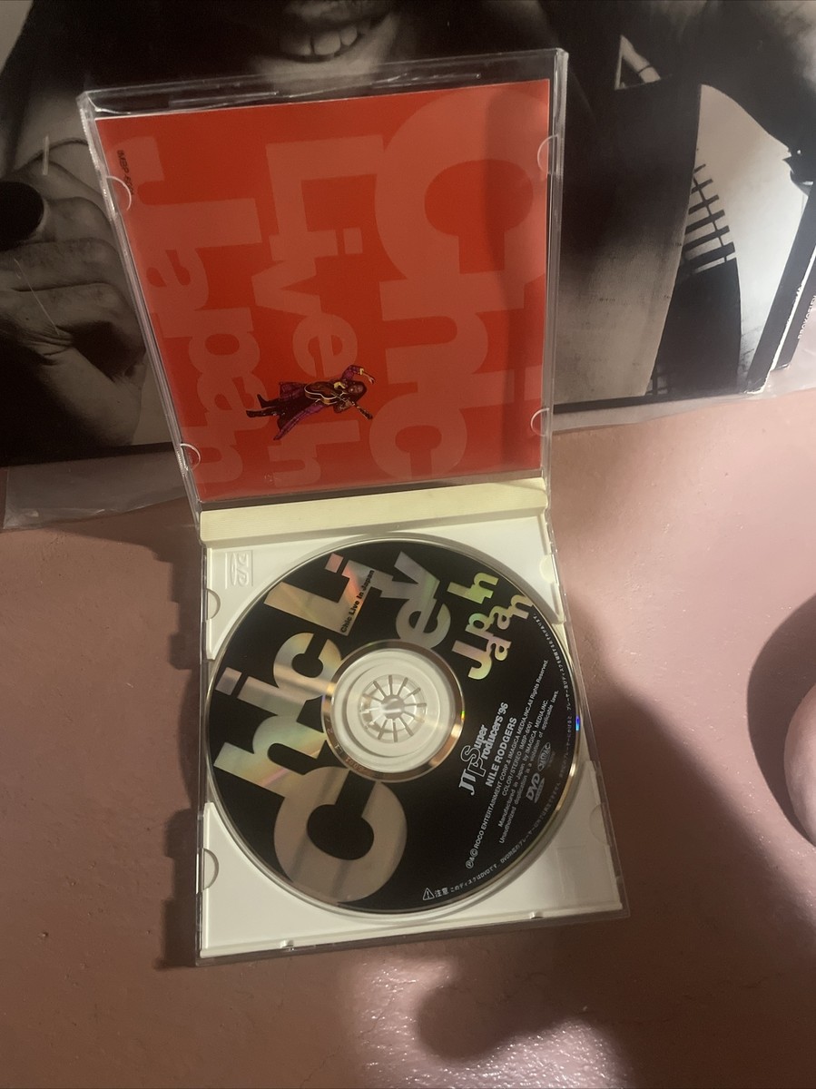 Chic Live in Japan Japan DVD w OBI Promo Copy Nile Rodgers Slash 