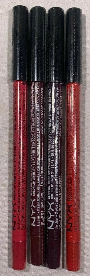 NYX Slide On,Glide On, Stay On Waterproof Lip Liner - Shade: Rosey Sunset - Image 2 of 3