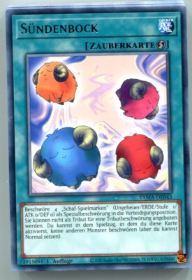 Yu-GI-OH Sündenbock Rare TAMA-DE043