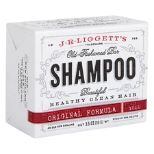 J·R·LIGGETT'S All-Natural Original Shampoo Bar .65oz & Mini Travel EZ Pouch Pack
