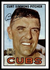 2001 Topps Archives 67 #39 #341 Curt Simmons - Chicago Cubs