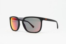 Emporio Armani EA4123-5042F6 Men's Square sunglasses Matte Black 57mm NWT