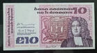 IRELAND  1978  £10 POUND SWIFT (KJC) BANKNOTE