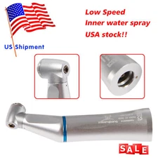 NSK Style Dental Inner Water spray Contra Angle Low Speed Handpiece Push Button