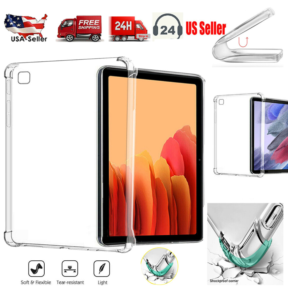 For Samsung Galaxy Tab A Tablet Case Clear Shockproof Slim  Cover