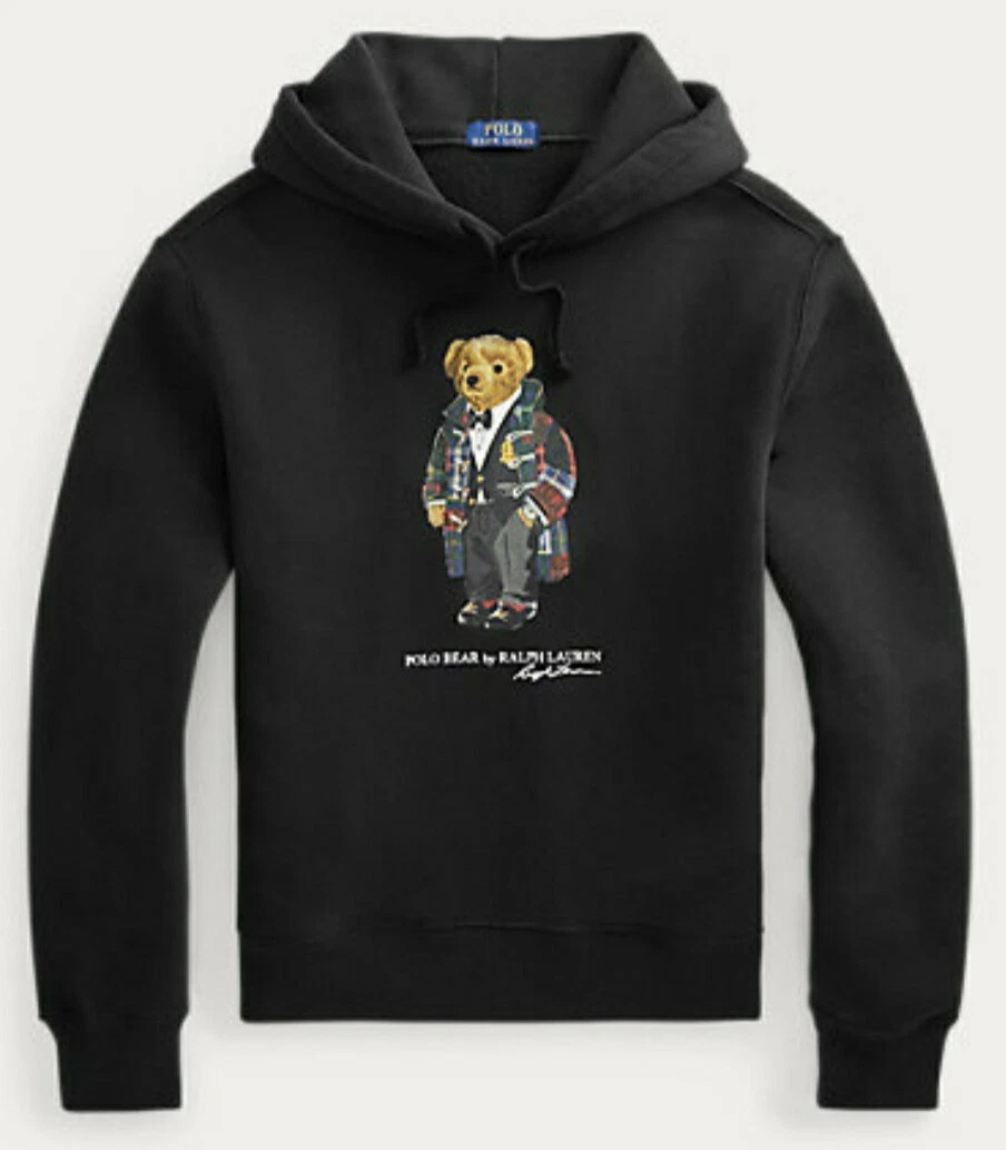Ralph lauren bear hoodie men's hot sale