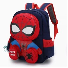 NEW Spiderman School Bag Backpack Rucksacks Children Travel Back To School Cute