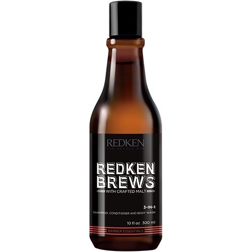 REDKEN BREWS for Men 3 in 1 Shampoo 300 m l- Shampoo für Haare, Körper u. Bart! - Bild 1 von 1