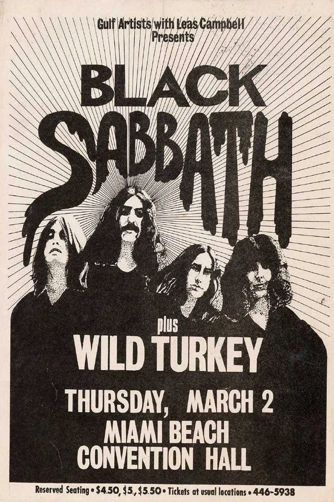 Black Sabbath Music Concert 12x18 inches Poster Print on Museum Matte Paper