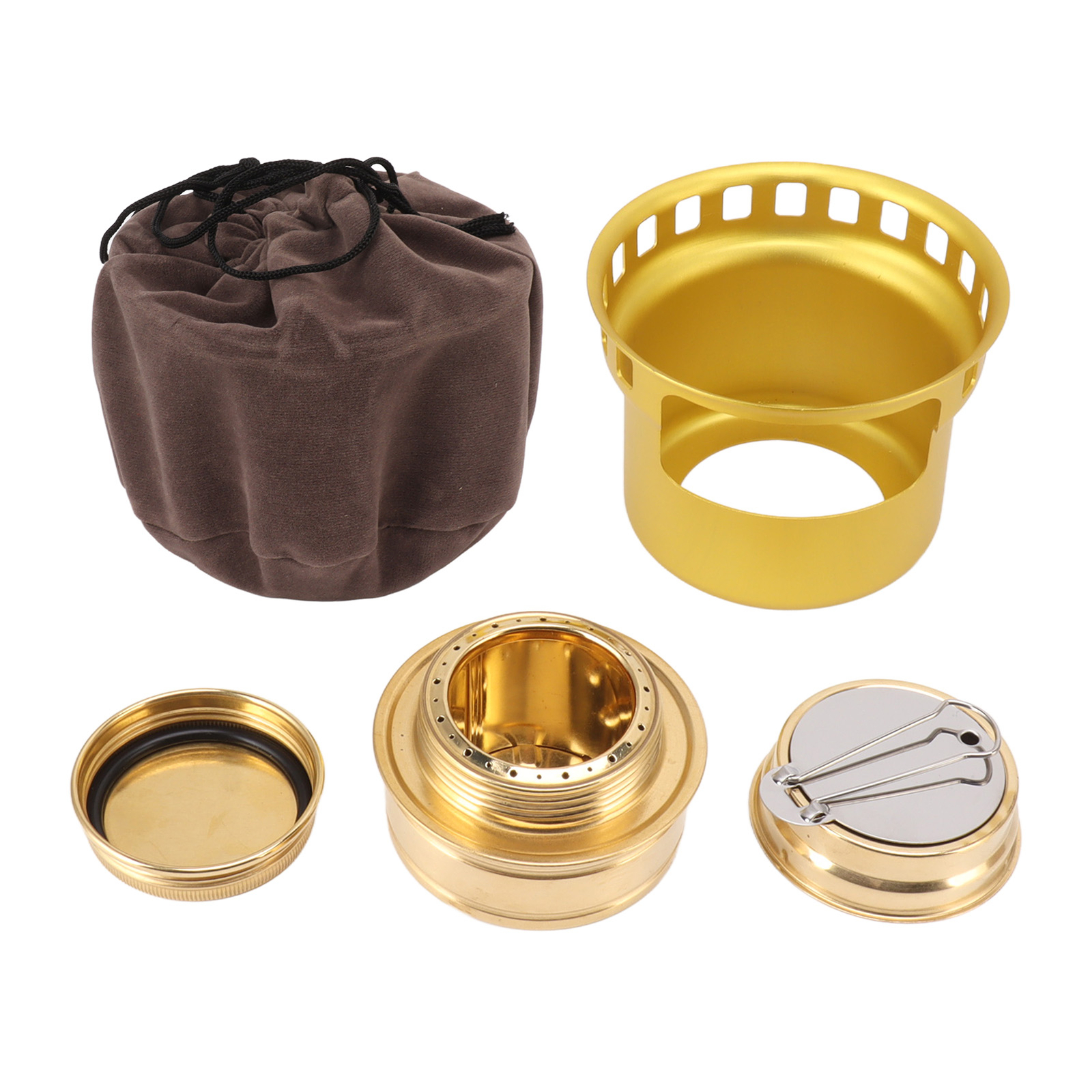 New Burner Copper Windproof Portable Aluminium Alloy Alcohol Backpacking |  eBay