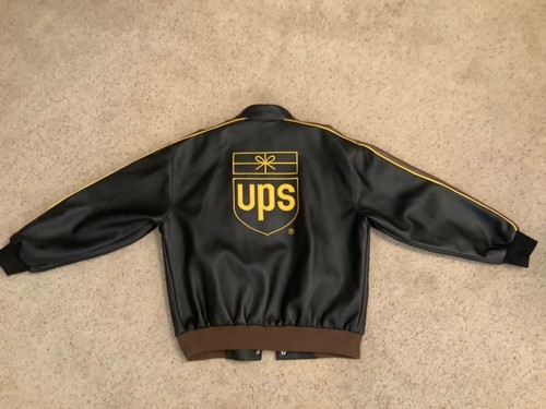 Winners Circle Men's Black UPS Dale Jarrett #88 NASCAR Racing Jacket - Size LG - Picture 9 of 12