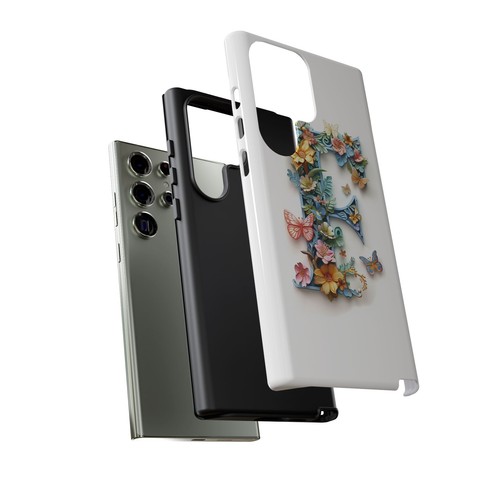 Floral Letter F Phone Case for iPhone, Samsung & Google Pixel - Picture 214 of 227