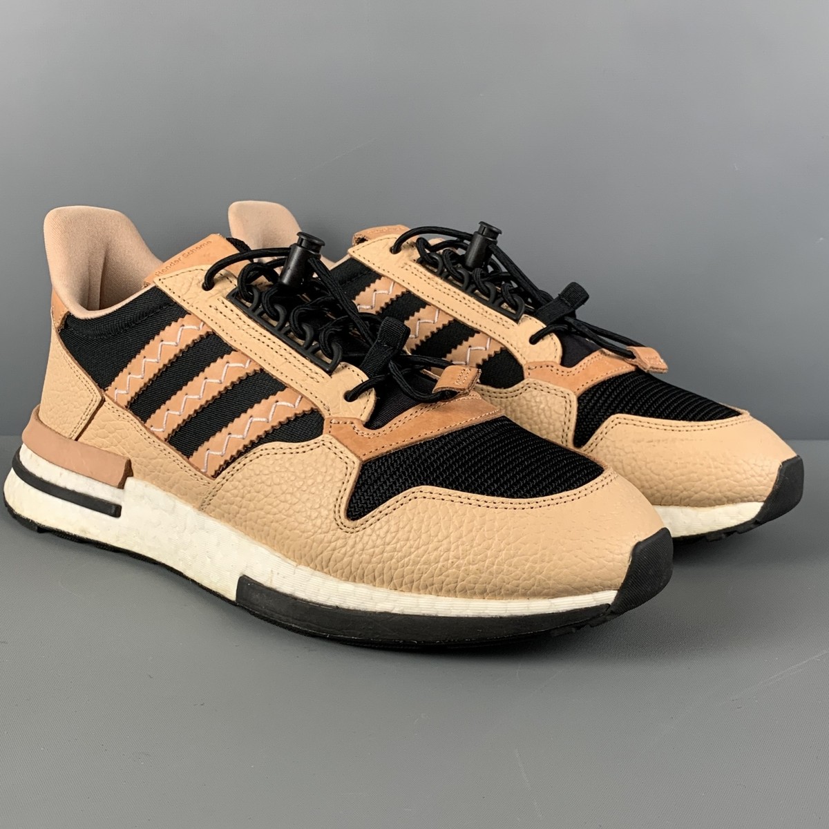 ADIDAS x HENDER SCHEME Size 10.5 Tan Black Mixed Materials