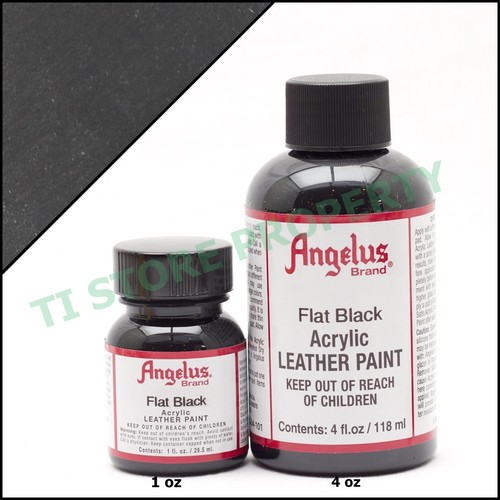 2 Bottles Angelus Acrylic Leather Paint /Dye - Leather & Vinyl - 4 oz- Original - Picture 10 of 21
