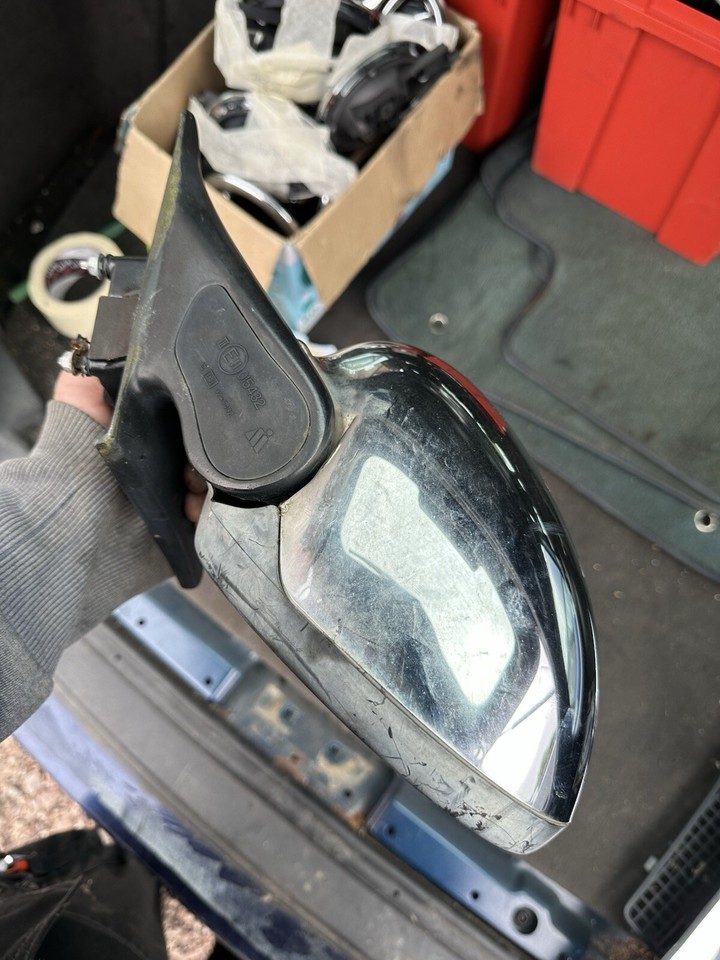 Rover 75 MGZT Left Side Electric Heated Door Mirror Chrome Bullet