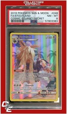 Cosmic Eclipse 248 Full Art Stoutland Secret PSA 8 on eBay