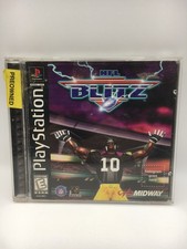 PS1 Playstation 1997 - NFL Blitz w/ Box  Manual Works 