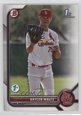 2022 Bowman Draft 1st Edition Brycen Mautz #BD-124 qf6