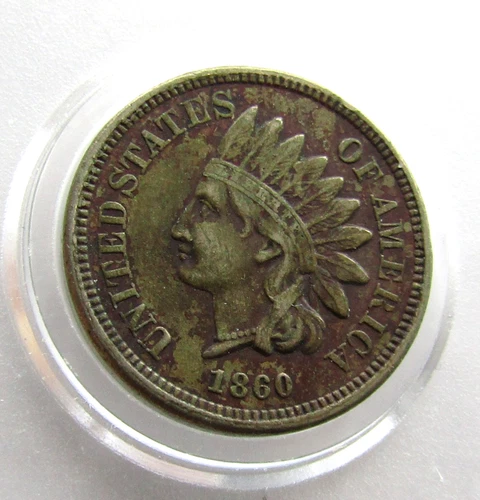 1860 Indian Head Penny VF Details Cent