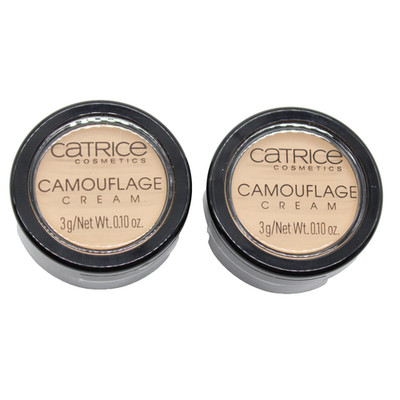 2x Catrice CAMOUFLAGE CREAM Concealer 020 Light Beige 3g - NEU