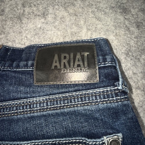 Ariat Men’s M5 Blue Jeans Western Straight Fit/Leg Thick Stitch, Size 28/30 - Picture 9 of 9