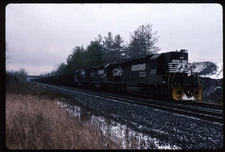Original Rail Slide - NS Norfolk Southern 3323+ Ravenna NY 1-1995