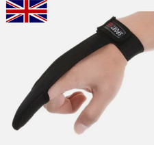 BLACK Single Finger Protector Fishing Gloves Fishermen One Finger Casting Glove