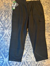 NWT GAP Women  s Twill Cargo Pant, Black, Size XL