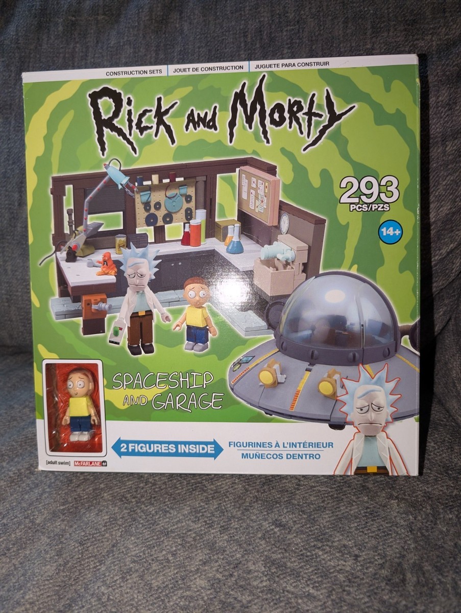 McFarlane Toys Rick and Morty Spaceship Garage Construction Set