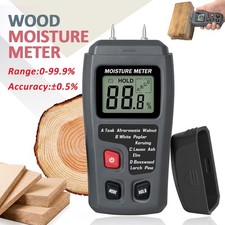 Digital LCD Wood Moisture Meter Detector Tester Wood Firewood Paper Cardboard