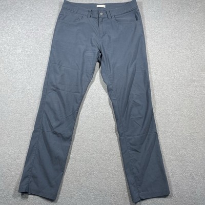 Tasc performance 5 pocket pants men's 32x30 (32x29) blue straight leg solid