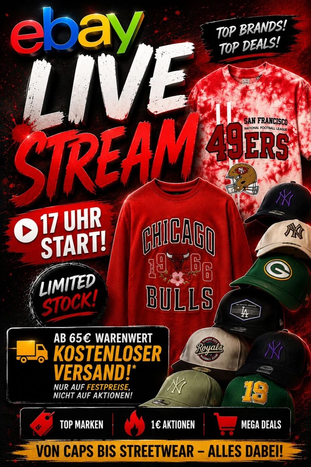 LIVE DEALS! Ab 65 EUR Warenwert /Gratis Versand!