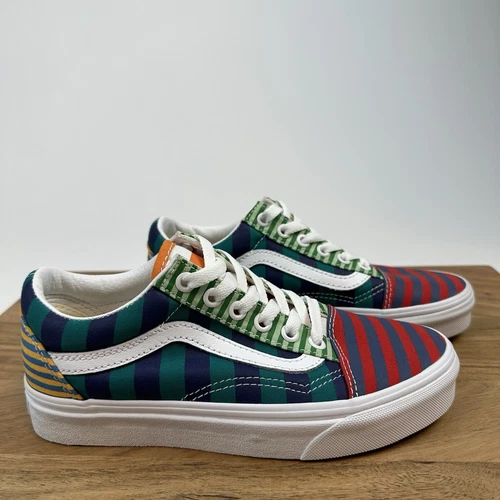 Scarpe da skate nuove grandi per bambini Vans Oldol Skoolcolore multic tag 3