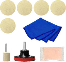 Glass Polishing Kit, Car Windscreen Scratch Removal Tool Repair Set with Cerium