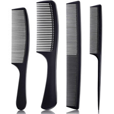 Combs For Women Man Teasing And Parting Professional Hair Stylist 4 Pieces NEW