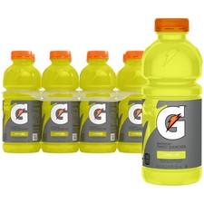 Gatorade Thirst Quencher, Lemon-Lime, 20 Fl Oz 20 Pack of 8 , Yellow
