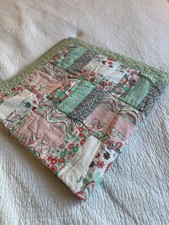 Baby Quilt Pinks and Green Pastels